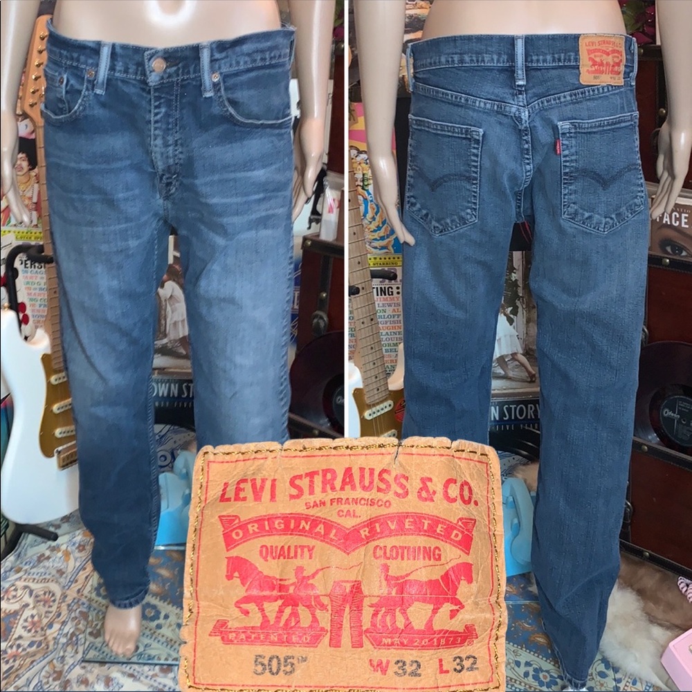 Mens 32 Levi’s 505 red tag jeans